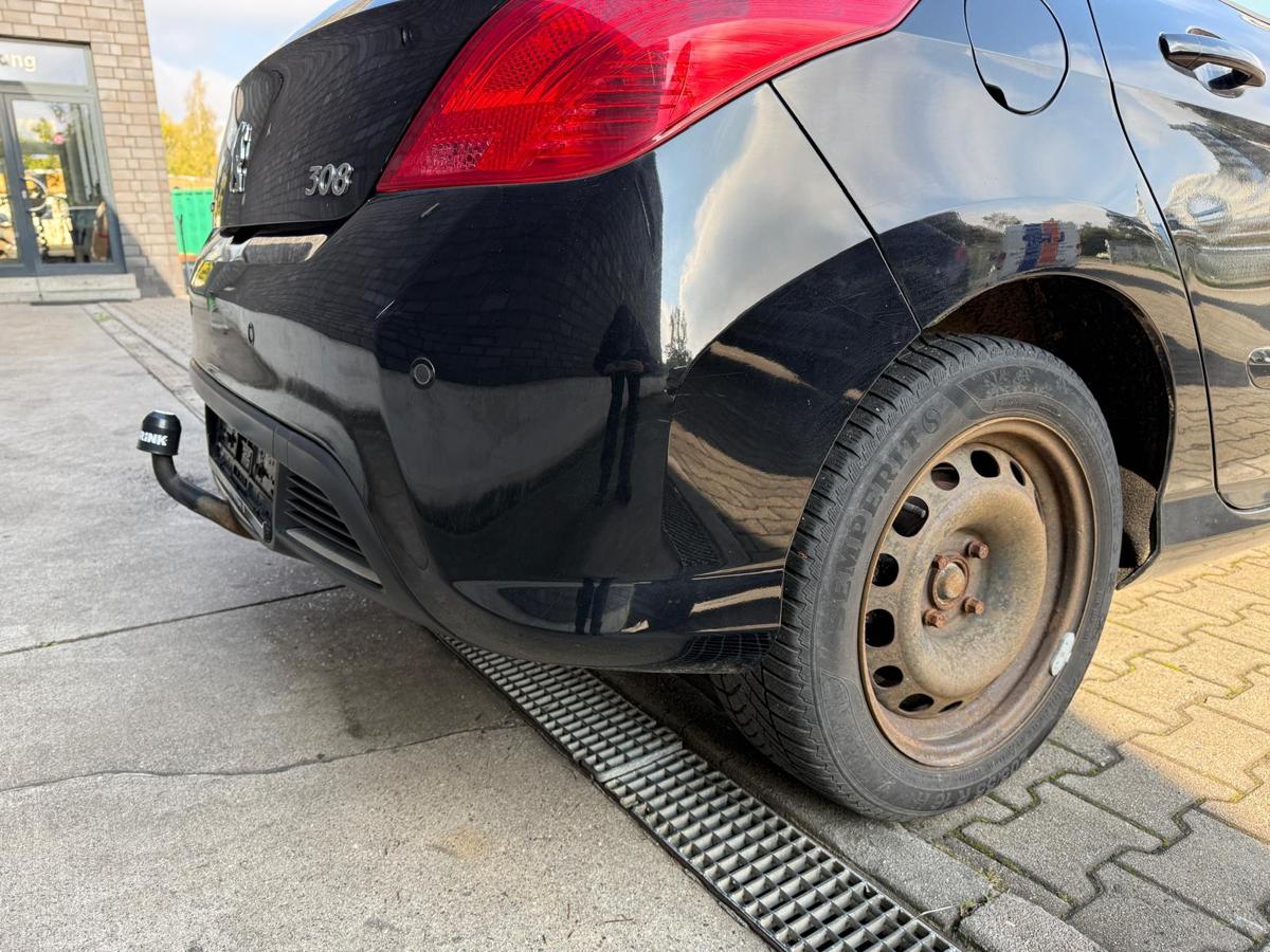Peugeot 308 I original Stoßstange Stoßfänger hinten KTV Schwarz Perla Nera BJ09